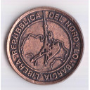 Moneta medaglia da 1 Lega 1992 con raffigurato ALBERTO da GIUSSANO 